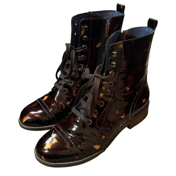 EUC - Unity in Diversity - Liberty Combat Boot - Fantasia Tan - Size 39 - Picture 2 of 4